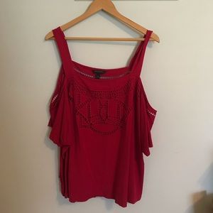 Banana Republic cold shoulder top